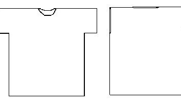 padrão túnica simples com mangas