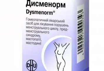 A droga "Dysmenorm": instruções de utilização, descrição, contra-indicações e comentários de médicos