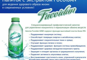 Drink "Fucoidan": opinie. „Fucoidan”: instrukcja, stosowanie, opinia lekarzy i pacjentów