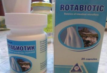 "Rotabiotik": instruções de uso, descrição de drogas, comentários