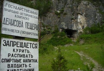 Denisova Cave in Altai. Denisova Cave – monumento archeologico di Monti Altai