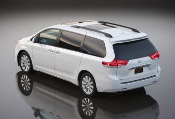 "Toyota Sienna" – potężny minivan, porównując z "Lexus"