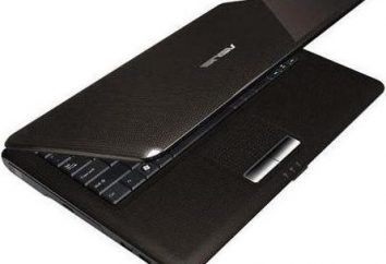Notebook Asus revisão K50IN. Descrição, especificações e comentários