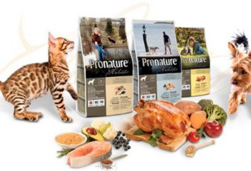 La comida para gatos "Pronatyur": rasgos distintivos y el rango