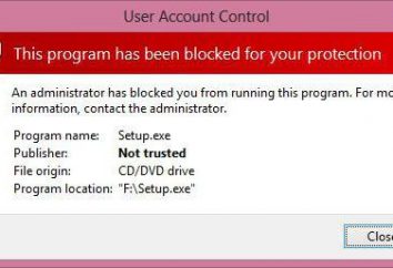 Administrator hat Umsetzung dieser Anwendung blockiert. Microsoft Windows 10: Wie die Situation zu verbessern?