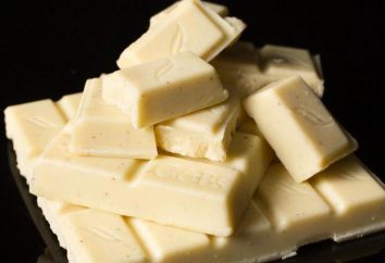 Weiße Schokolade: die Zusammensetzung und Eigenschaften