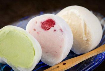 creme japonês gelo em massa de arroz: receita, dicas de culinária
