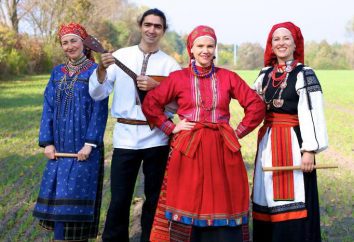 Patrón: vestido de verano de Rusia para las niñas