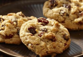 Wie kochen Kekse mit Rosinen: einfache Rezepte
