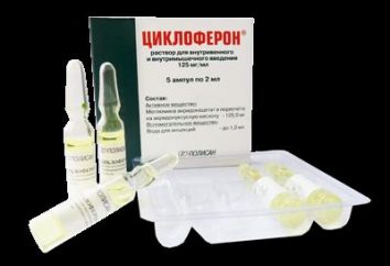 Lek „TSikloferon” w ampułkach
