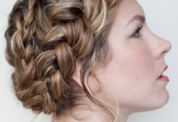 peinados de las mujeres: las orejas de tejido coleta
