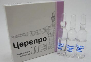 Das Medikament „Cerepro“. Analogen, die Beschreibungen und Bewertungen