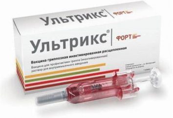 Il vaccino "Ultriks": produttore, manuale di istruzioni. Il diverso vaccino "Ultriks" e "Grippol"?