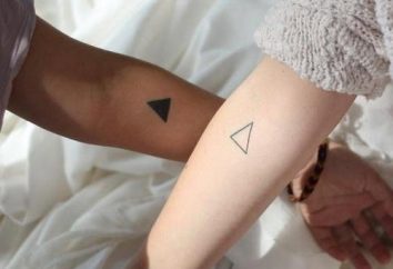 Der Wert des Dreiecks (Tattoo) in der alten und modernen Welt