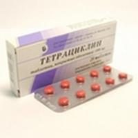 Um amplo grupo de medicamentos – antibióticos de tetraciclina