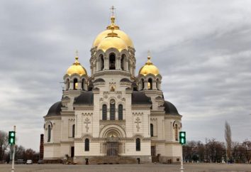 Ascension Cathedral in Nowotscherkassk Geschichte. Serviceplan