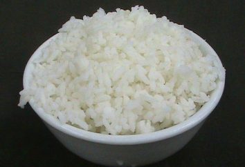 Stosunek wody i bocznych ryż naczynia i zbóż