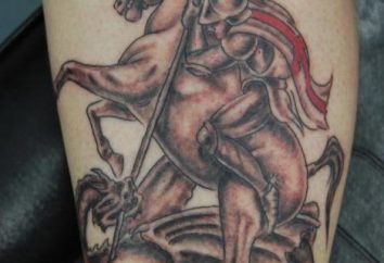 George Zwycięskiej, tatuaż z jego wizerunkiem