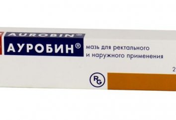 pomada anti-inflamatório "Aurobin": instruções para utilização