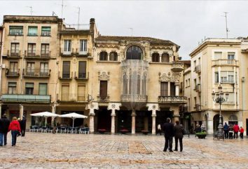 monuments architecturaux catalans. Reus – la ville, surprenant sa couleur