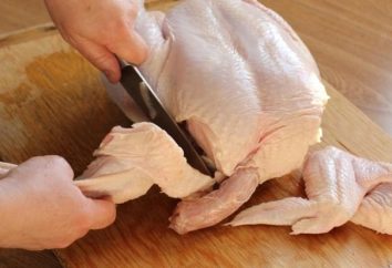 Wie ein Huhn zum Kochen verschiedene Gerichte schnitzen