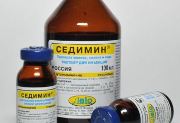medicamentos veterinários "Sedimin" para os animais. Instruções de uso