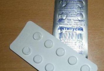 "Antitusin" (compresse): istruzioni per l'uso. Da quello che aiuta la medicina?