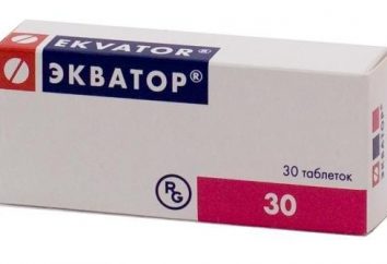 Antihypertensive Pillen "Equator"