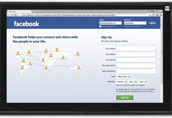 Wie in dem „Facebook“ zu registrieren. Wo ist meine Seite in dem „Facebook“