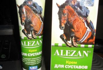 "Alezan" – Creme Gelenk. Bewertungen von Ärzten und Käufer