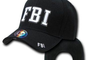 Modisches Accessoire. Kappen FBI