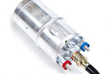 Pompe à essence Bosch: caractéristiques, dispositif, performance et rétroaction