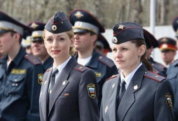 Weibliche Polizeibeamte in Russland