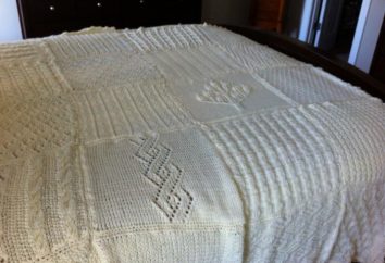 Come lavorare a maglia una coperta, si rivolse a un caldo e accogliente?