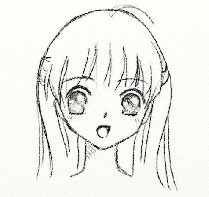 Come Disegnare Anime Faccia Persona Matita Anime