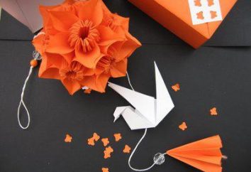 Air origami motyl kusudama własne ręce