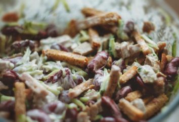Bean Salad: gotowanie przepisy kulinarne ze zdjęciami. Sałatka z fasoli w puszkach