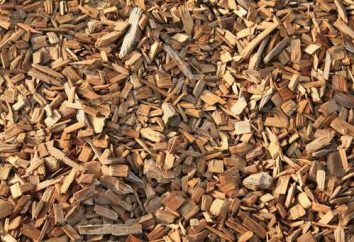 lascas de madeira: produção, utilização
