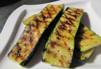 zucchine gustoso e sano sulla griglia: Le migliori ricette