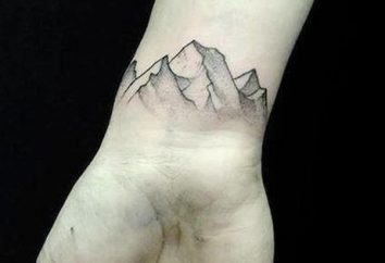 Wartość i realizacje tatuażem „Mountain”