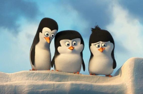 ¿Cuál es el nombre de los pingüinos de "Madagascar" y sus aventuras