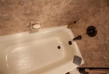 revêtement acrylique dans la salle de bain: commentaires et conseils