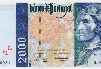 Monnaie du Portugal: description, bref historique et cours
