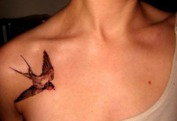 Zadziwiająco piękny tatuaż „połknąć”