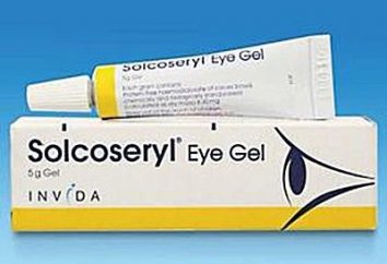 Eye Gel "Solkoseril": istruzioni per l'uso, la composizione, le prestazioni e recensioni