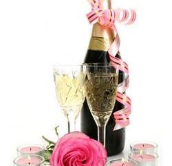 Butelka szampana ślub, ozdobione własnymi rękami – oryginalny prezent dla nowożeńców