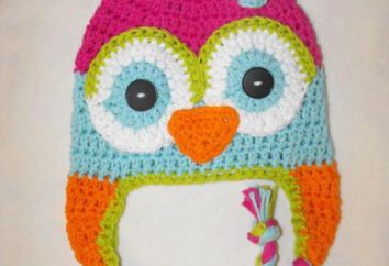 accessorio di inverno luminoso – un cappello-gufo crochet correlato