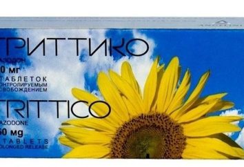 Antidepresivos "Trittiko": instrucciones de uso, y la descripción