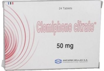 Características de las lengüetas de aplicación "citrato de clomifeno"
