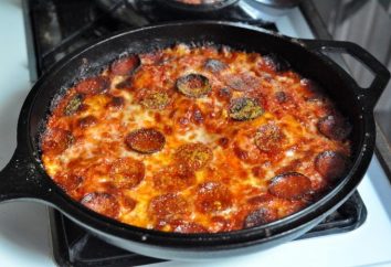 Pizza dans la casserole: une recette simple pour le petit déjeuner